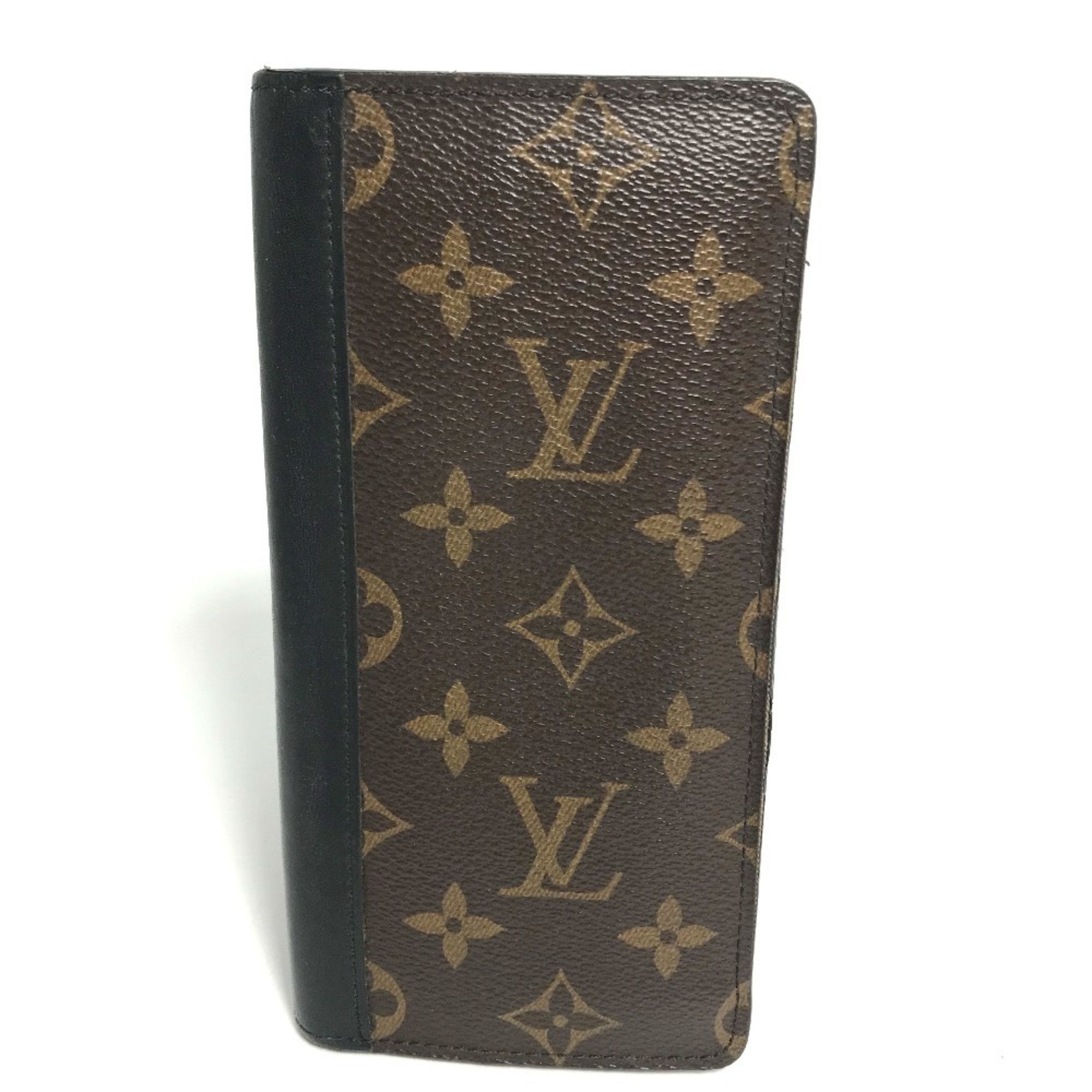 Louis Vuitton LOUIS VUITTON M93800 Monogram Macassar Portefeuille Tanon Bi-fold Long Wallet Canvas Men's Brown Size ONE SIZE - 1 Thumbnail