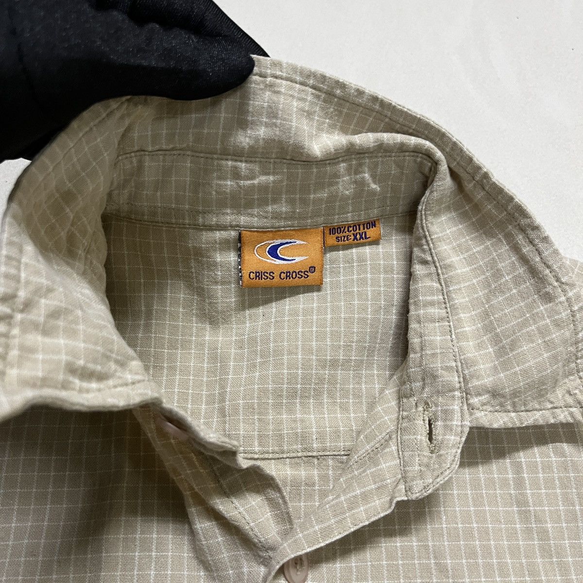 Japanese Brand × Vintage Vintage Criss Cross Cropped Button Up Shirt Size US S / EU 44-46 / 1 - 4 Thumbnail
