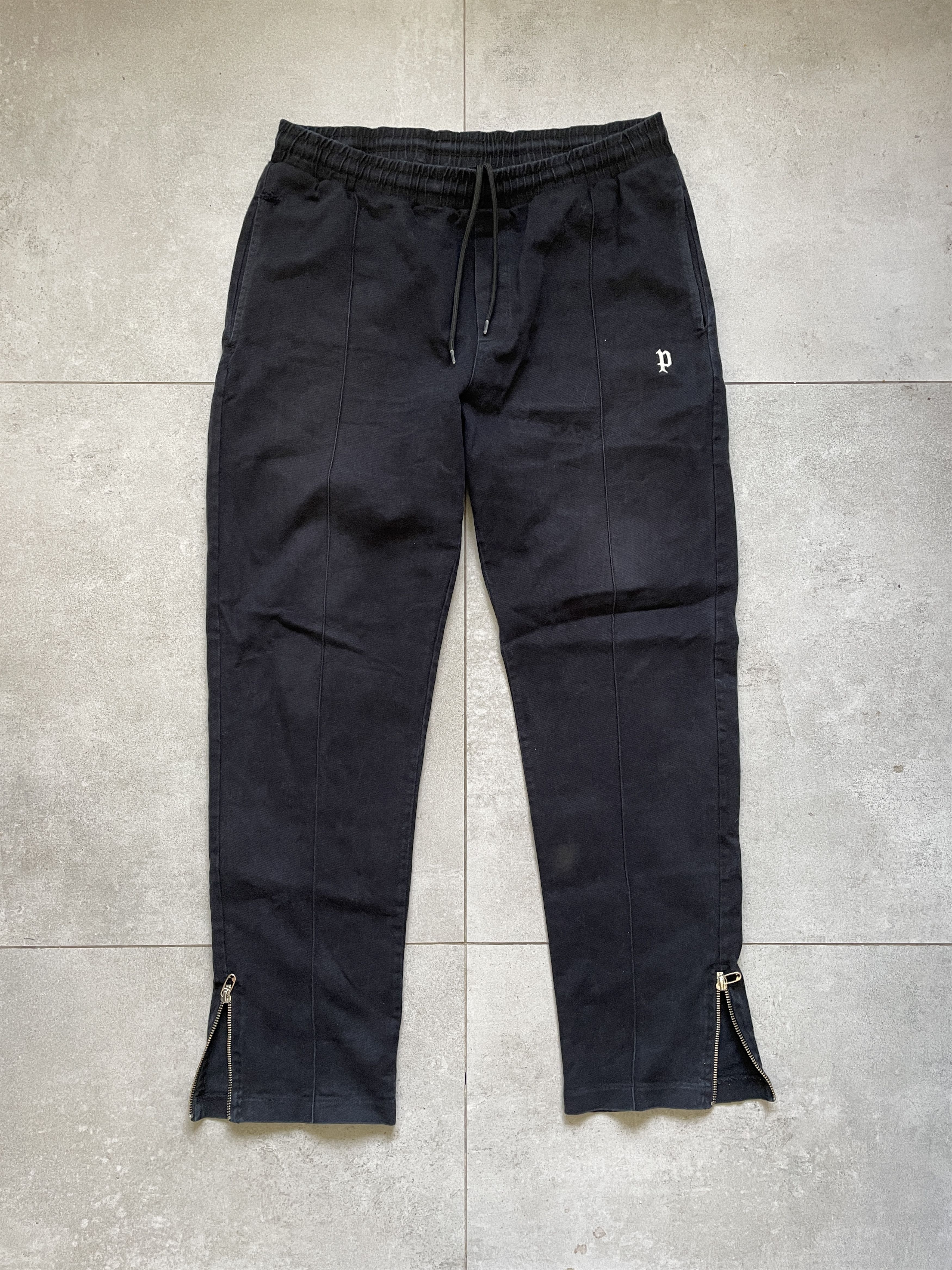 Peso PESO WASHED BLACK ZIPPER FLARED PANTS Size US 36 / EU 52 - 1 Thumbnail