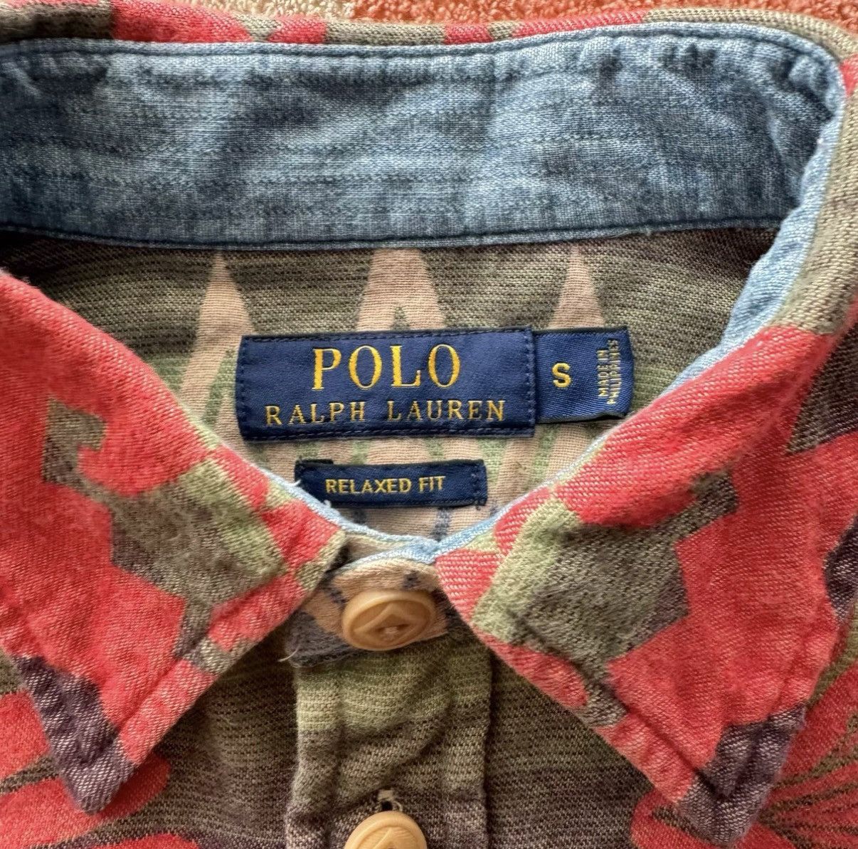 Polo Ralph Lauren Ralph Lauren Polo RL Native Southwest Style Shirt K22 Size US S / EU 44-46 / 1 - 4 Thumbnail