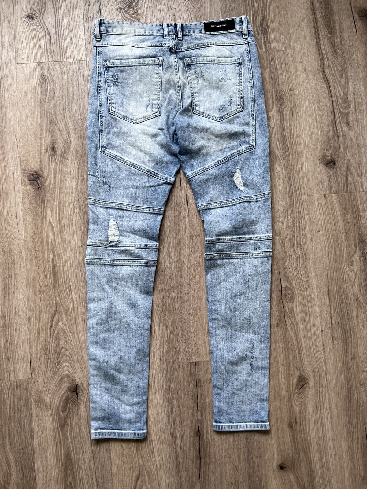Represent Clo. 2 IN 1 REPRESENT Distressed Biker Pants Jeans Size US 32 / EU 48 - 4 Thumbnail