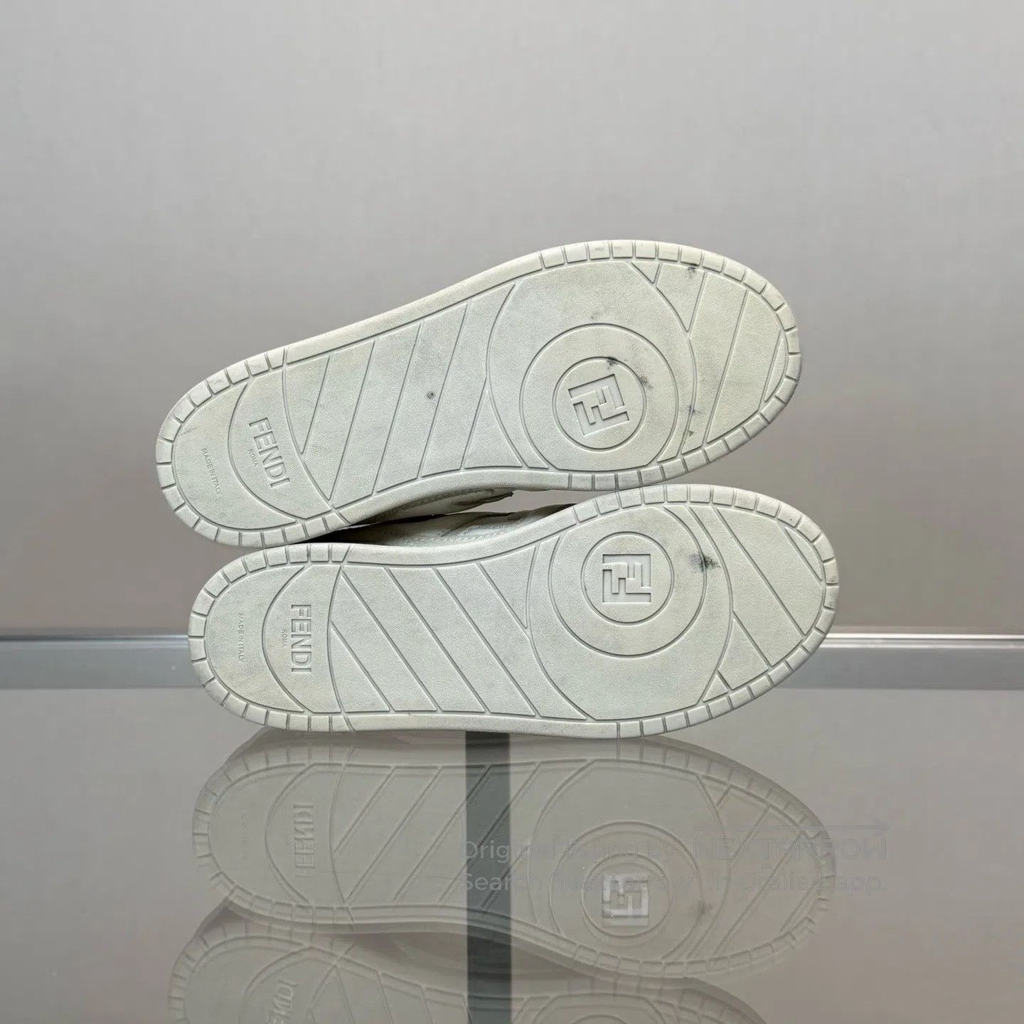 Fendi FENDI Match white-brown board shoes Size US 7 / EU 40 - 7 Thumbnail