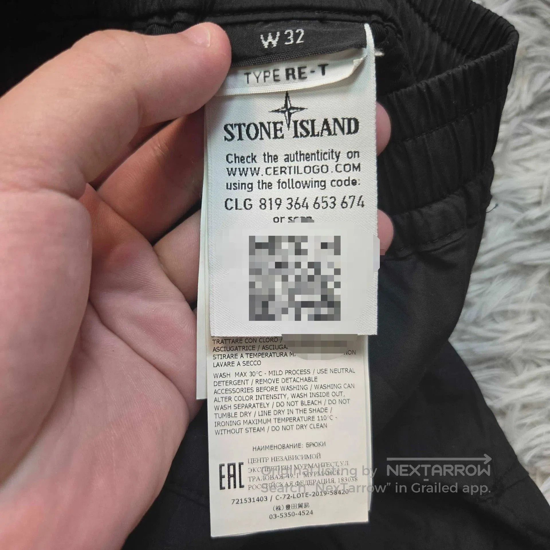 Stone Island stone island black cargo pants for men. Size US 32 / EU 48 - 5 Thumbnail