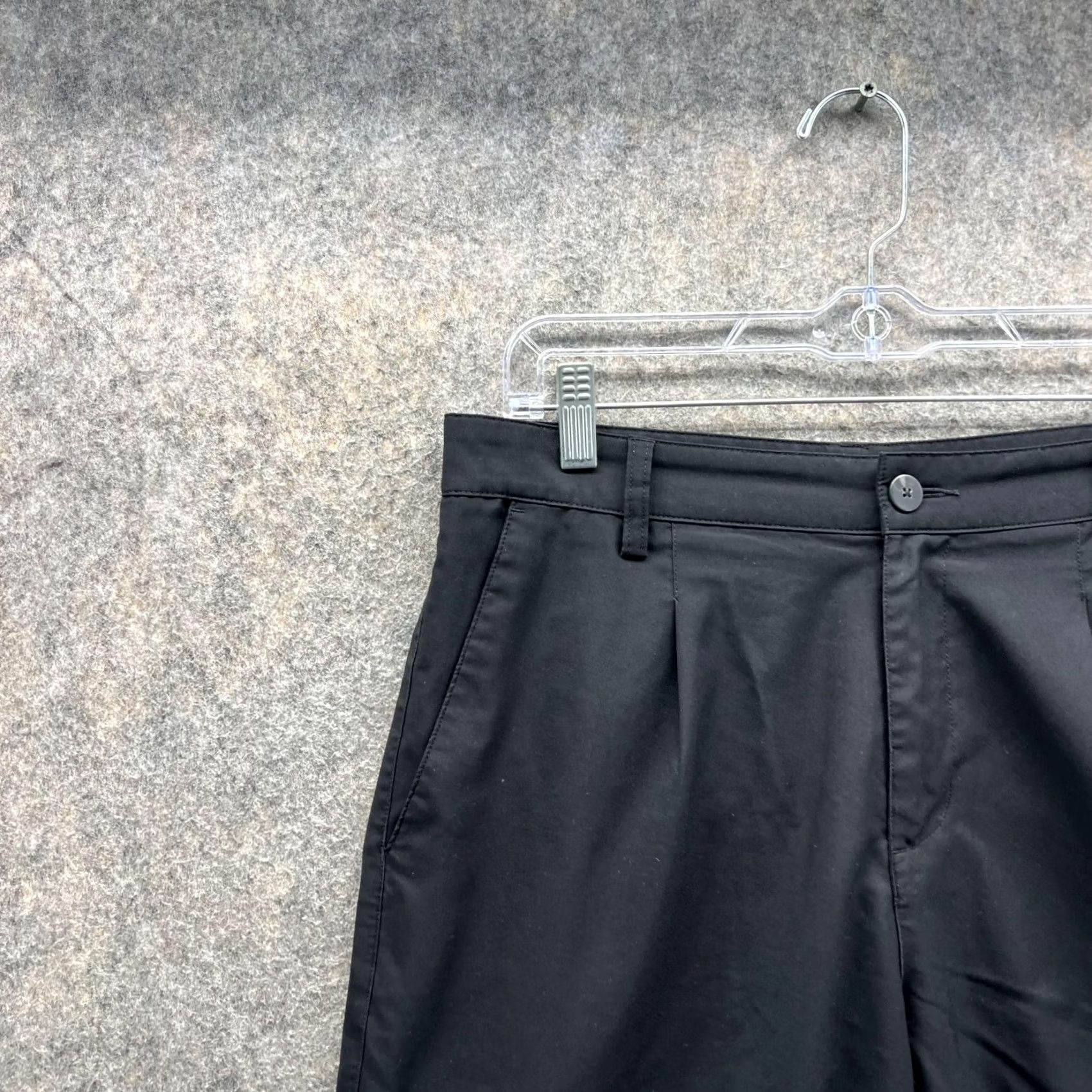 Adidas Adidas Shorts Men 30 Black Chino Flat Front Climalite Athletic Golf Trefoil Size US 30 / EU 46 - 3 Thumbnail