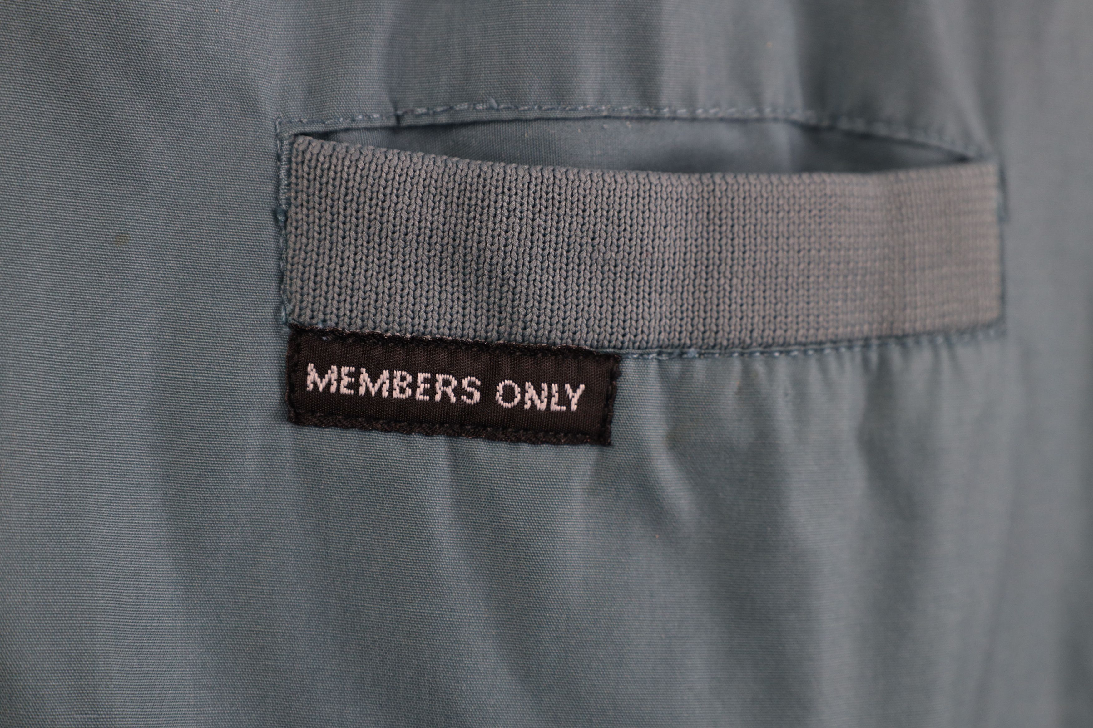 Vintage Vintage 80s 90s Members Only Cafe Racer Bomber Jacket Teal Size US XL / EU 56 / 4 - 4 Thumbnail