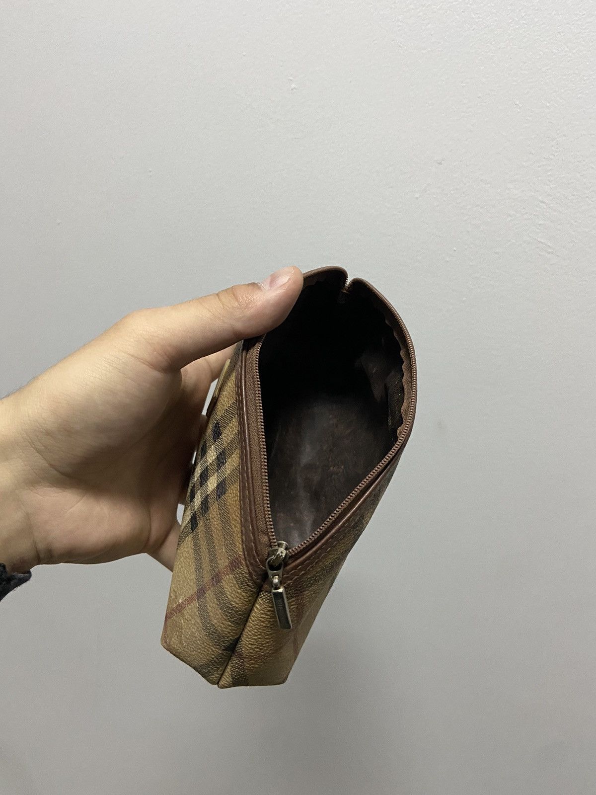 Burberry × Vintage Burberry Small Bag Vintage Nova Check Logo Luxury Size ONE SIZE - 5 Thumbnail