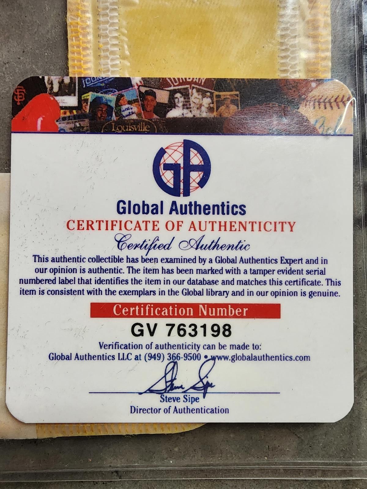 Other Autographed #8 Jersey Patch with Certificate of Authenticity Size ONE SIZE - 3 Thumbnail