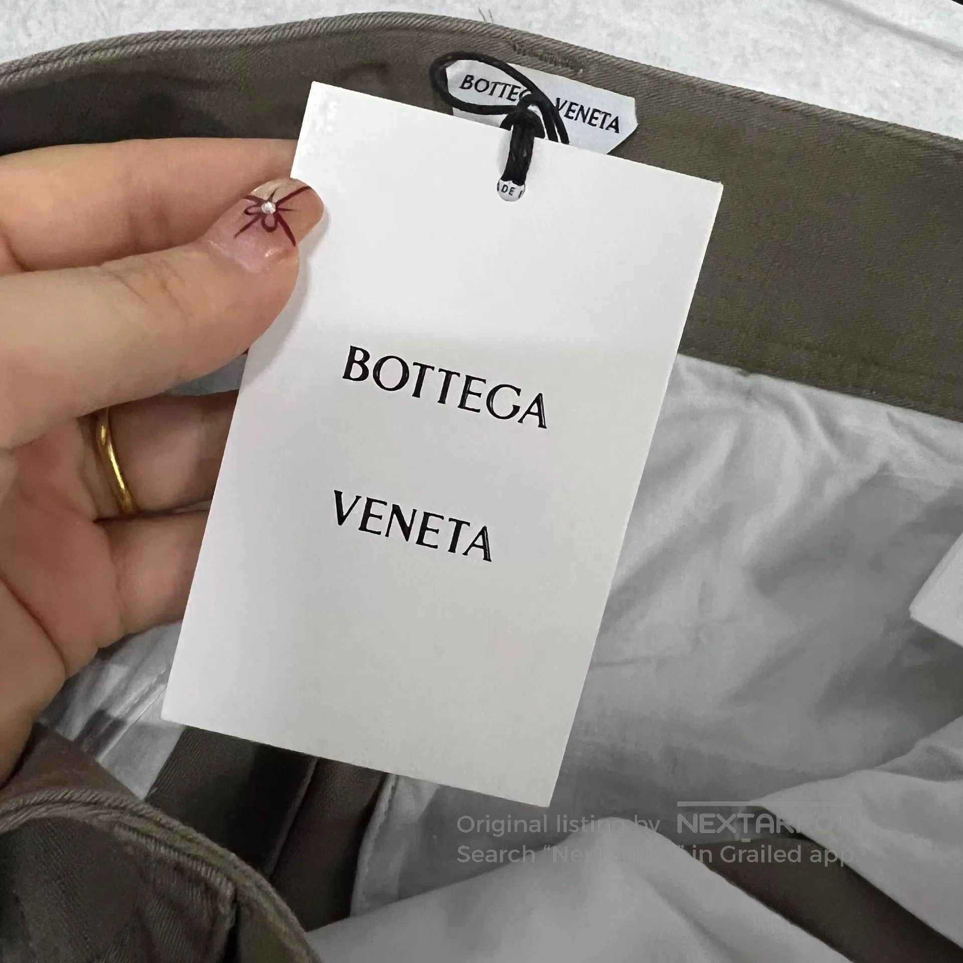 Bottega Veneta Bottega Veneta Beige Wide. Size US 36 / EU 52 - 5 Thumbnail