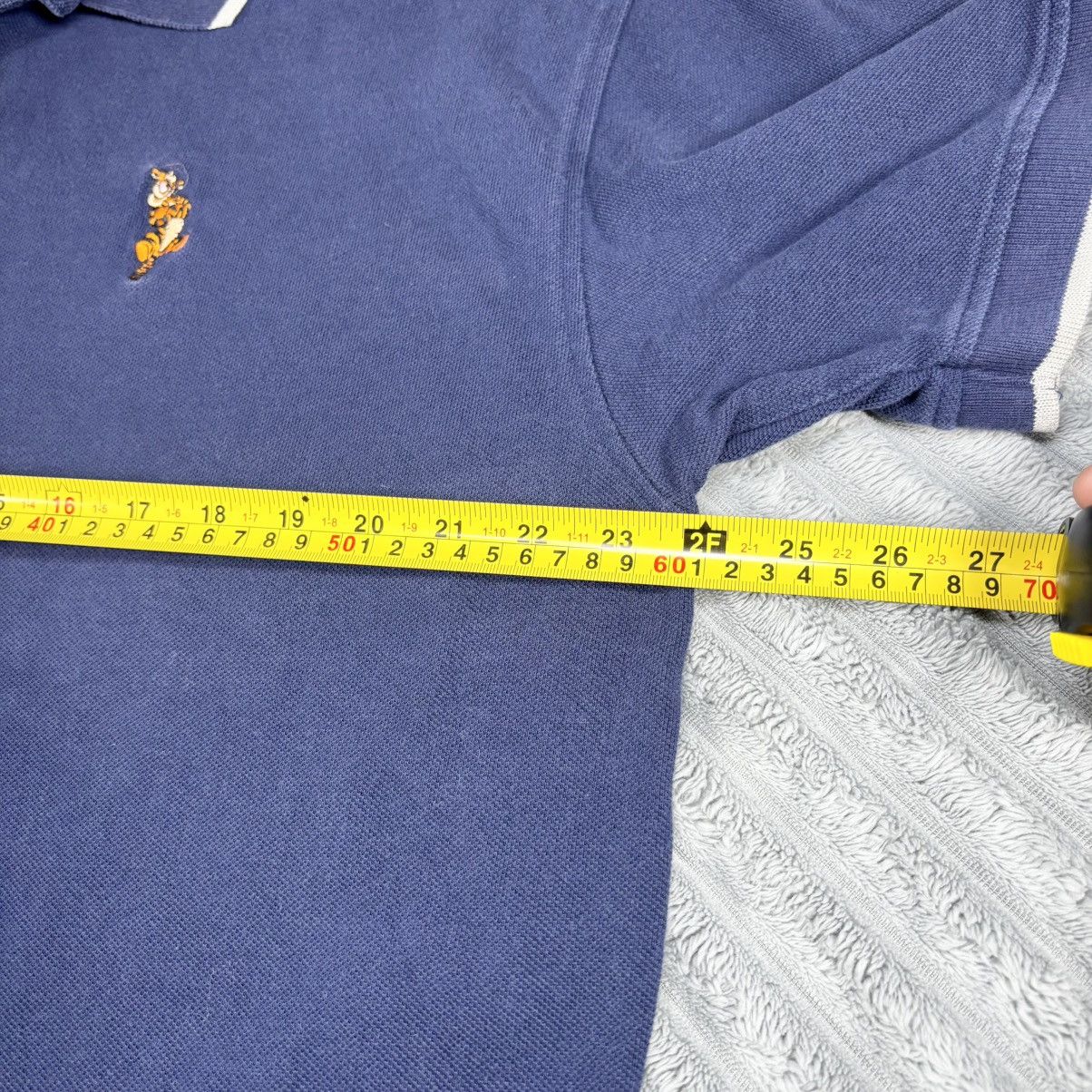 Disney The Disney Store Men’s XL Tigger Vintage Navy Blue Polo Size US XL / EU 56 / 4 - 3 Thumbnail