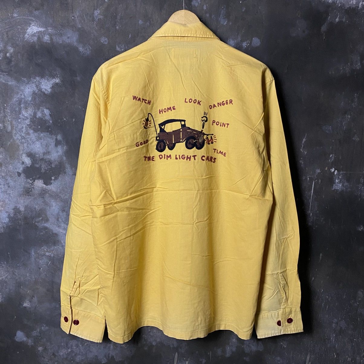 Japanese Brand × Vintage Vintage weirdo western style bowling shirts Size US L / EU 52-54 / 3 - 2 Thumbnail