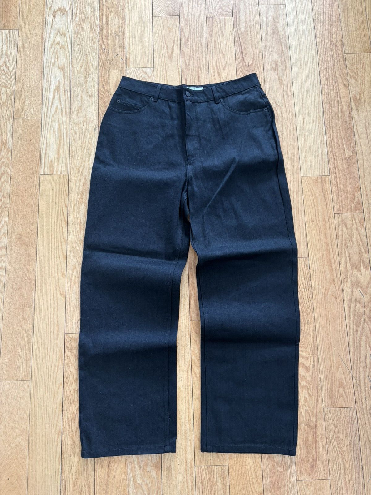 October's Very Own Octobers Very Own Black Wash Baggy Denim Jeans Size US 34 / EU 50 - 1 Thumbnail