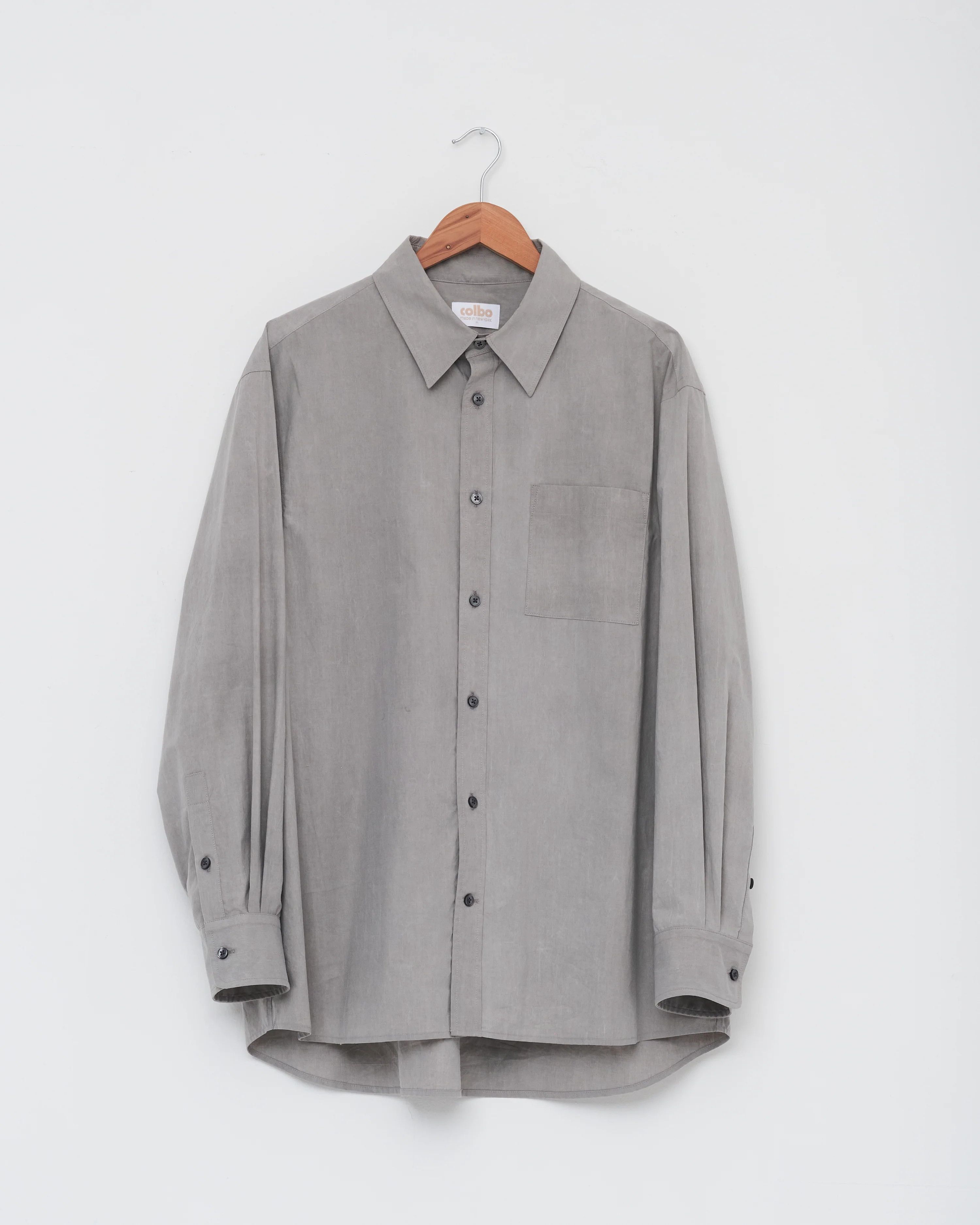 Colbo 💚 1/15 Colbo NYC TK Shirt Washed Gray Cotton X-Small NEW Size US XS / EU 42 / 0 - 1 Thumbnail
