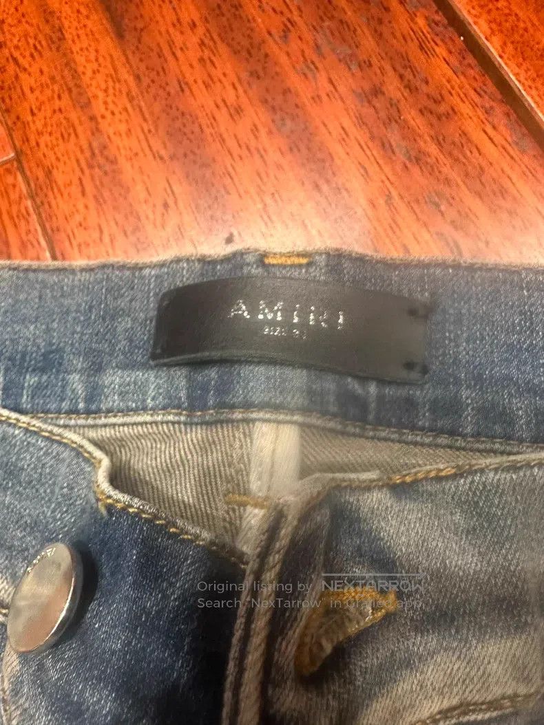 Amiri Amiri Size 34 Jeans split leather Size US 34 / EU 50 - 4 Thumbnail