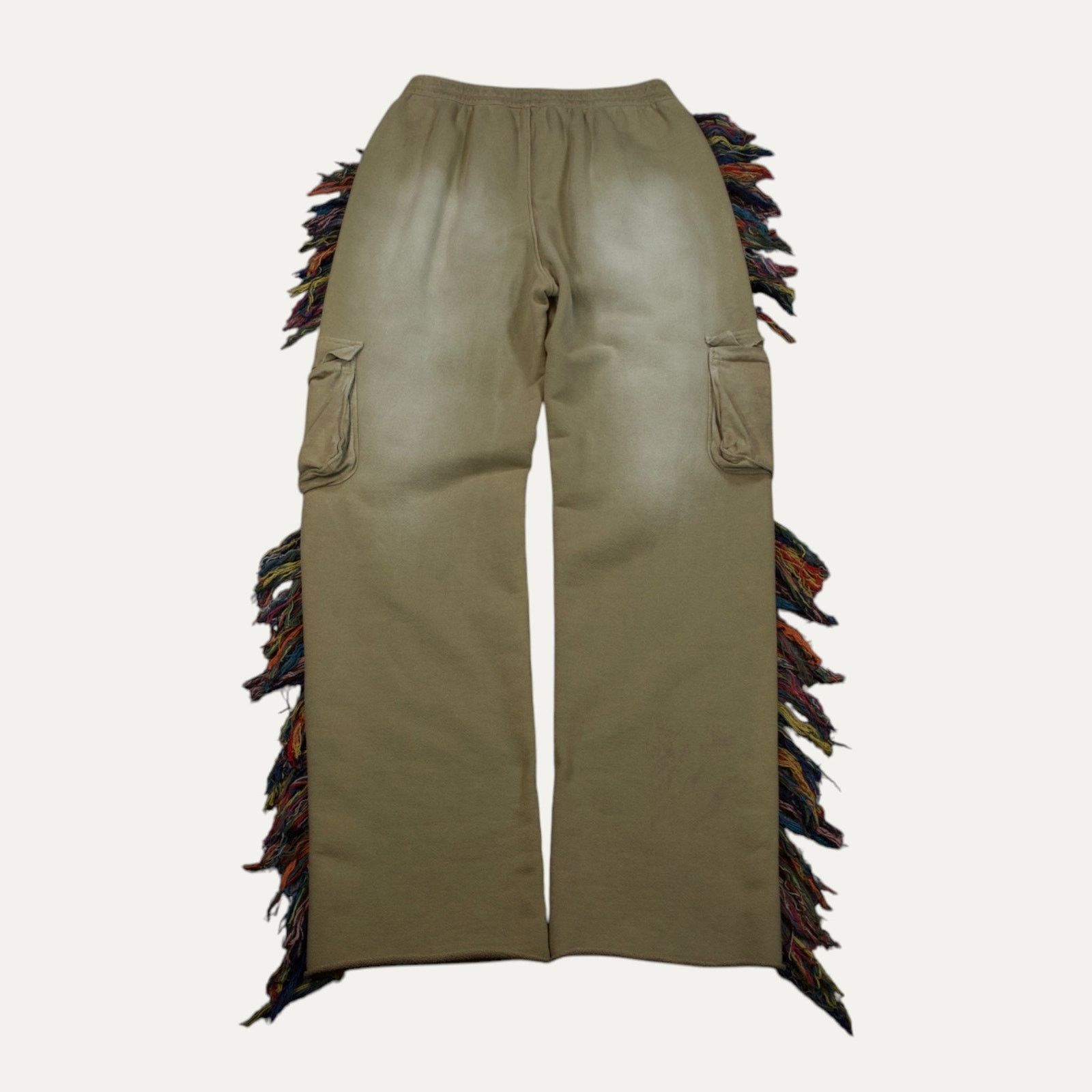Alchemist Alchemist Olive Green Frayed Sweatpants Size US 38 / EU 54 - 2 Thumbnail