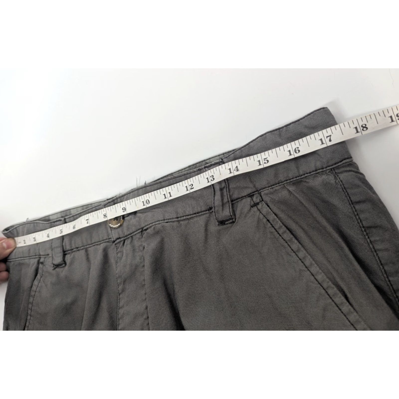 Oakley Oakley Addison Striped Reversible Shorts Mens Size 34 Chino Gray 9 In Inseam Pockets Logo Size US 34 / EU 50 - 7 Thumbnail