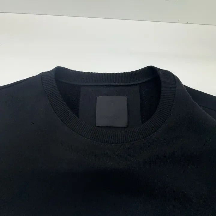 Givenchy Givenchy Givenchy Black Logo Embroidered Sweatshirt -2507 Size US M / EU 48-50 / 2 - 6 Thumbnail