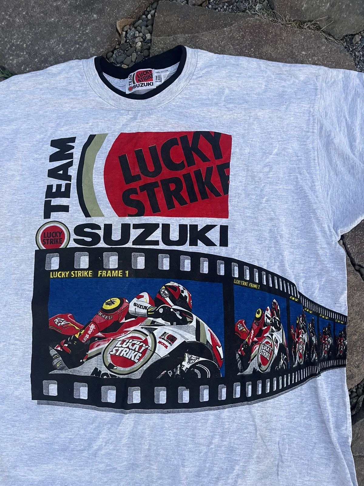 Grailed × Vintage 90’s Suzuki Lucky Strike Vintage Moto Racing T-shirt tee Size US XL / EU 56 / 4 - 5 Thumbnail