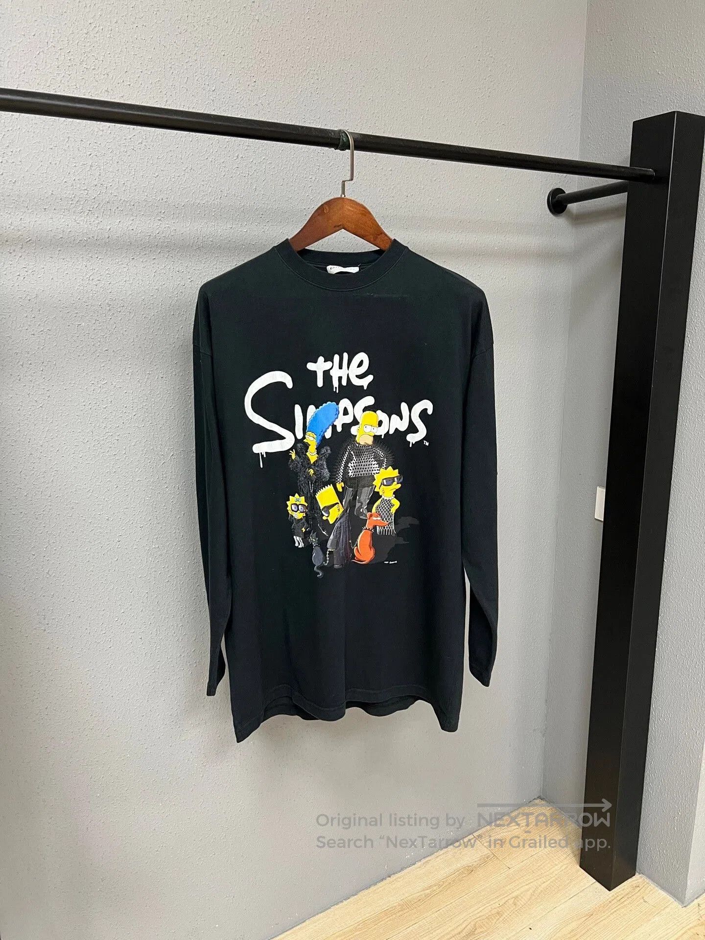 Balenciaga Balenciaga Long Sleeve Simpson Family Shirt. Size US XS / EU 42 / 0 - 1 Thumbnail
