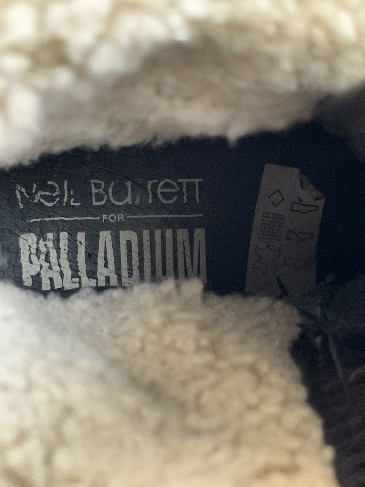Neil Barrett Neil Barrett x Palladium AW11 shearling leather combat boots Size US 8 / EU 41 - 3 Thumbnail