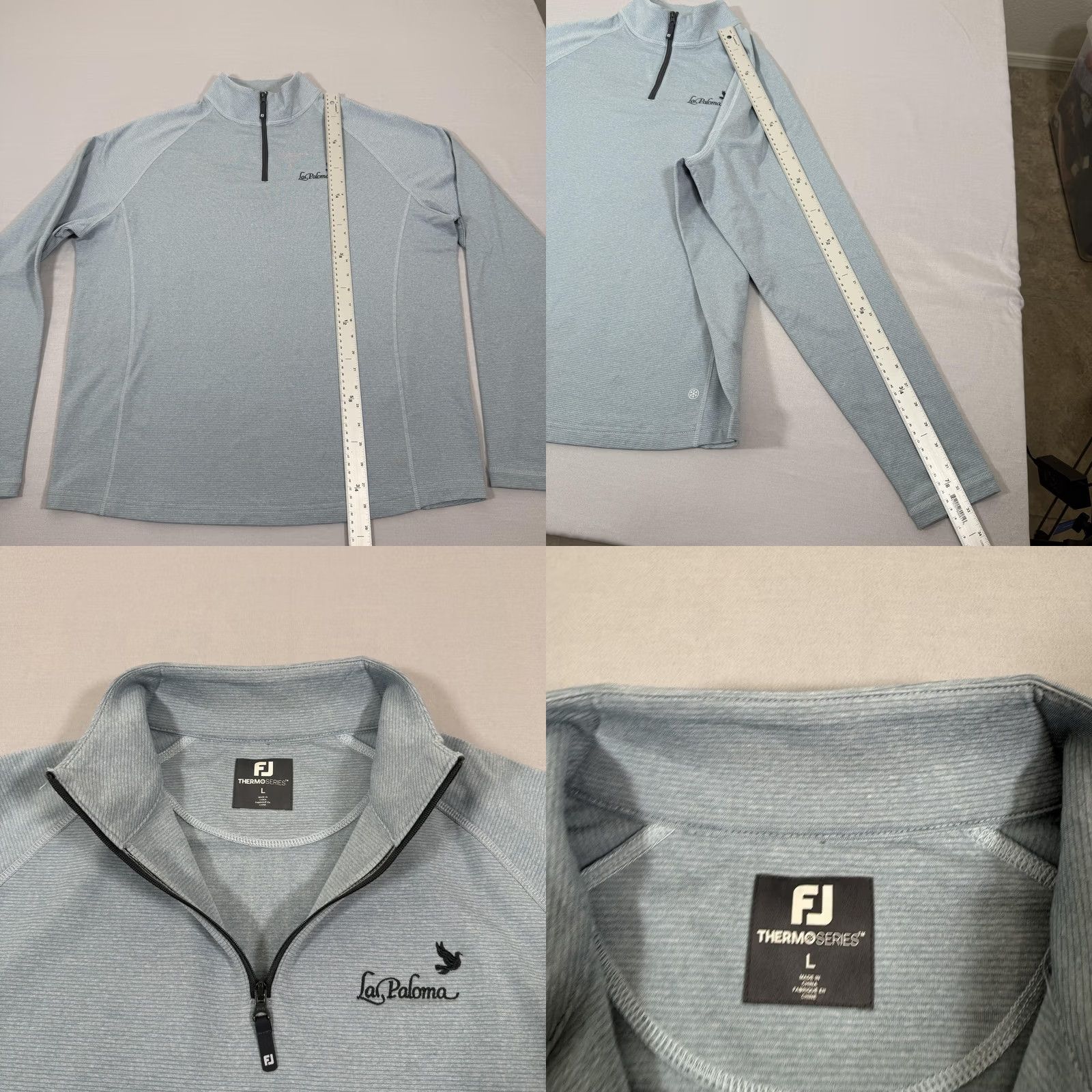Footjoy FootJoy Golf Pullover Mens L Blue Thermo Series 1/4 Zip Sweater Size US L / EU 52-54 / 3 - 8 Thumbnail