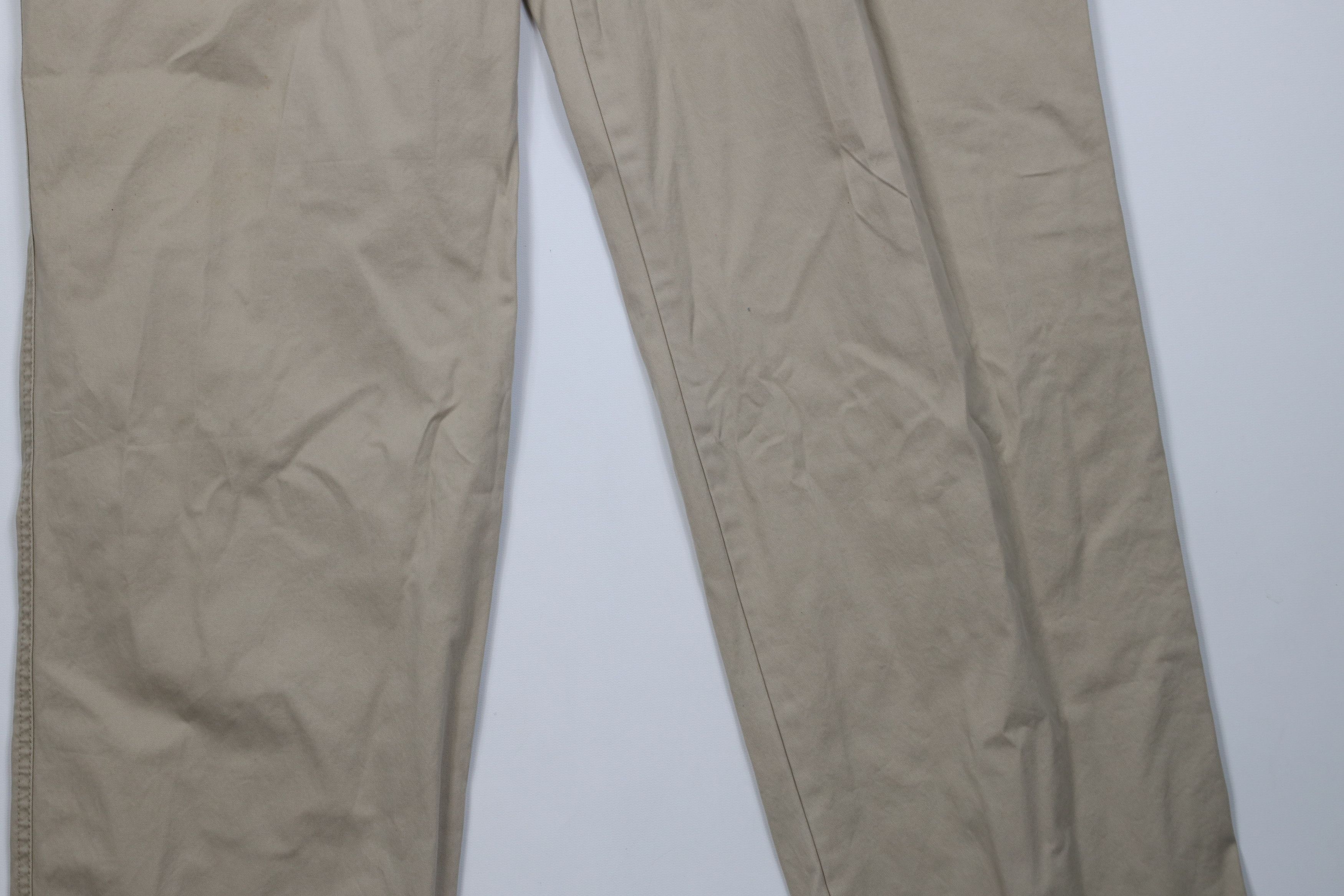 Eddie Bauer Deadstock Vintage Eddie Bauer Pleated Wide Leg Chino Pants Size US 36 / EU 52 - 3 Thumbnail