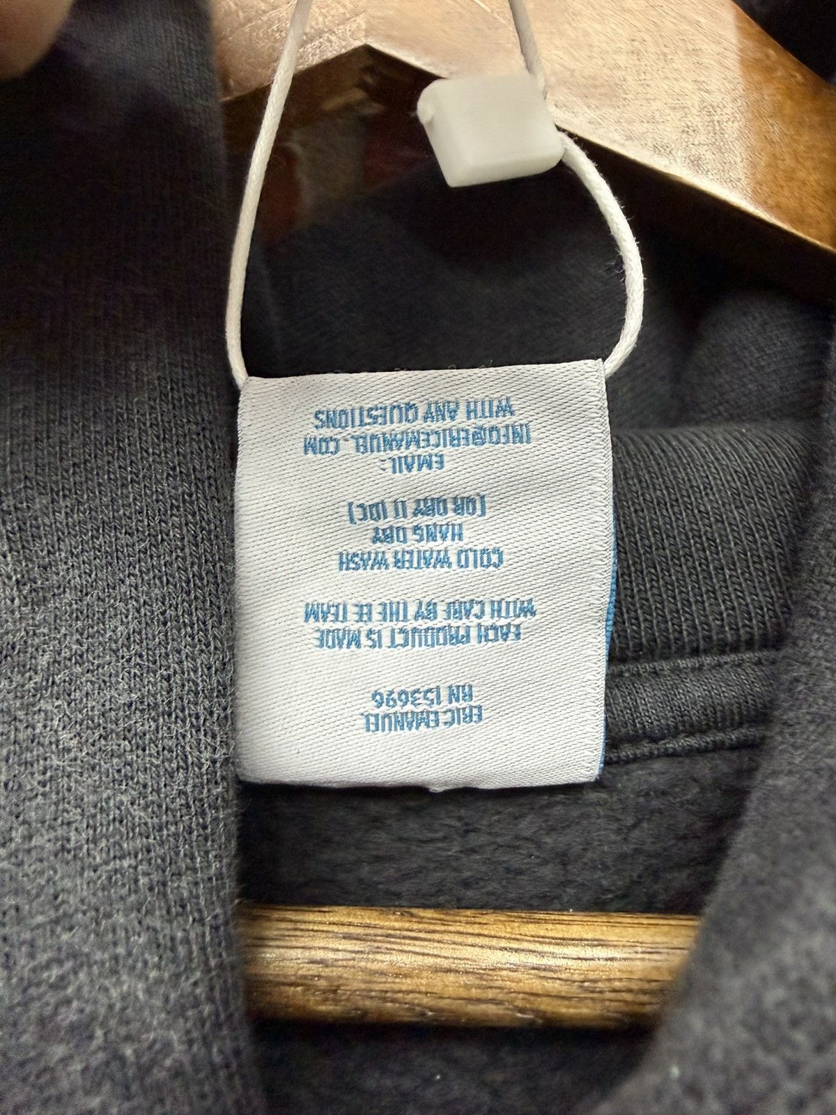 Eric Emanuel Size XL - Eric Emmanuel EE Basic Hoodie Washed Black Size US XL / EU 56 / 4 - 8 Thumbnail