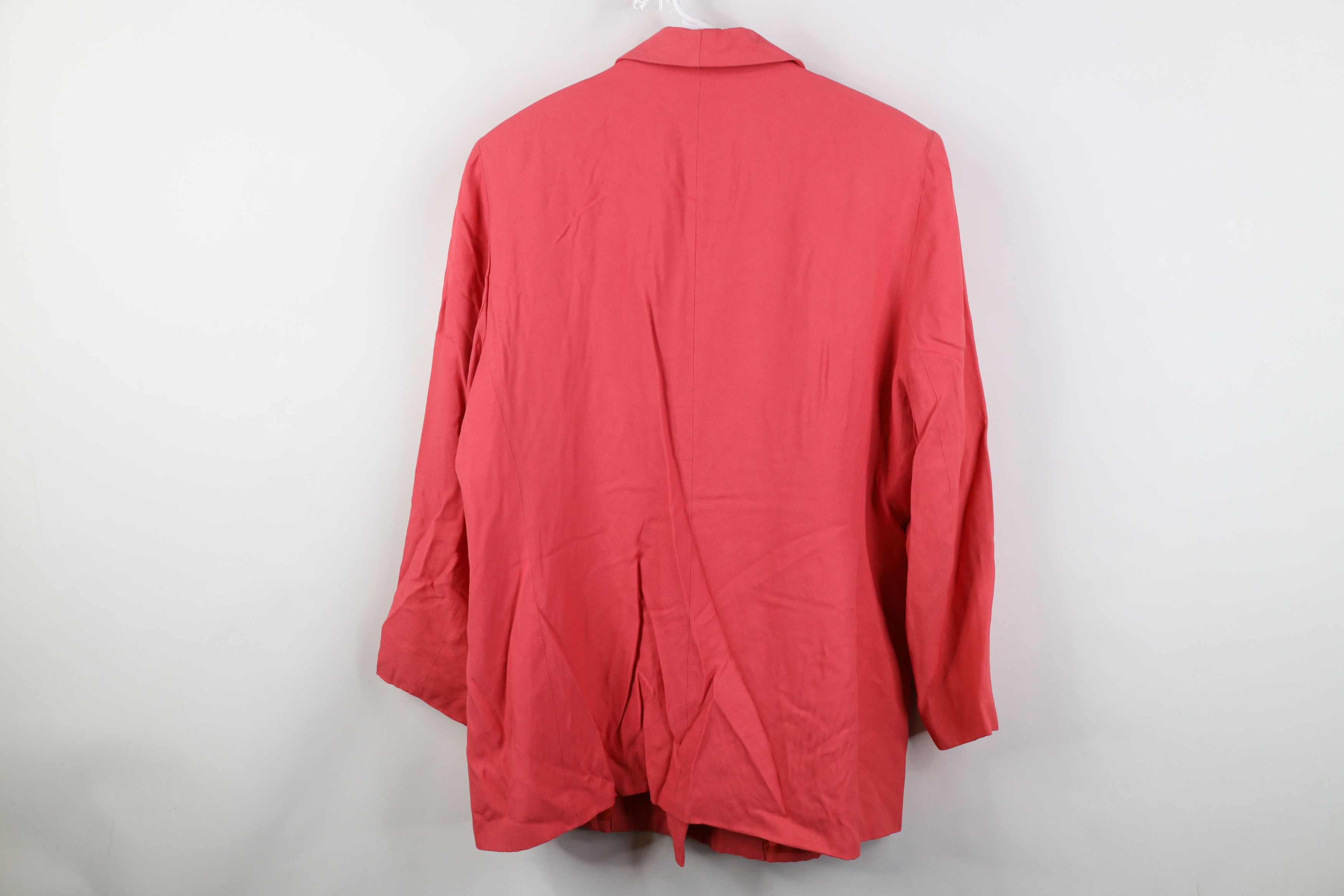 Vintage Vintage 80s 90s Streetwear Breasted Blazer Jacket Pink USA Size XXL / US 16-18 / IT 52-54 - 11 Thumbnail