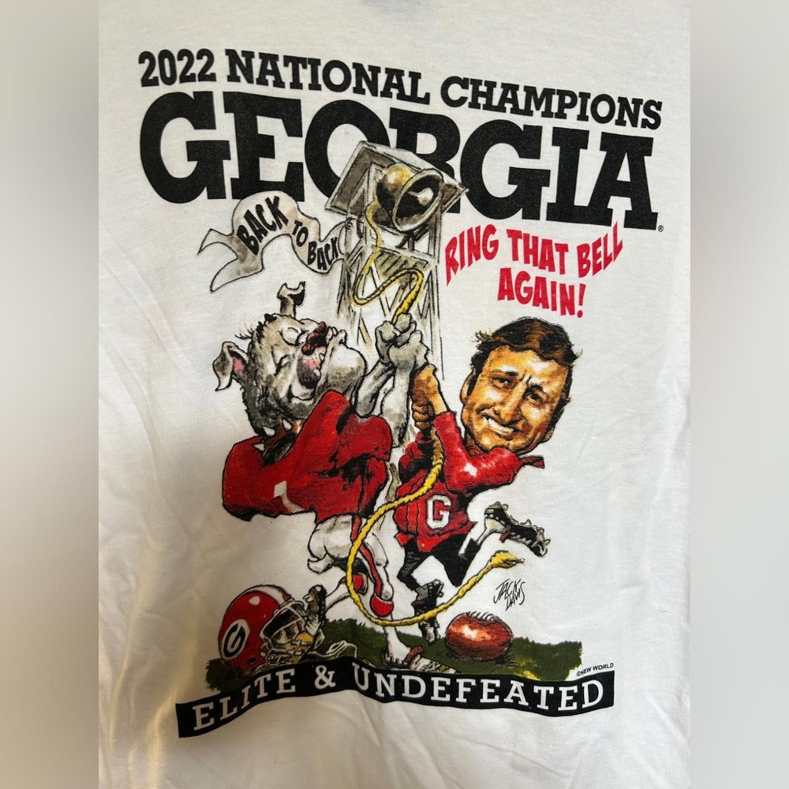 Hanes Hanes Georgia National Champions Graphic Tee Size US L / EU 52-54 / 3 - 6 Thumbnail