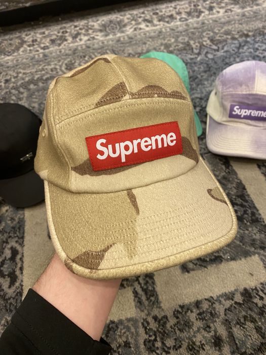 Supreme Supreme Wool Camp Cap (FW20) Desert Camo | Grailed