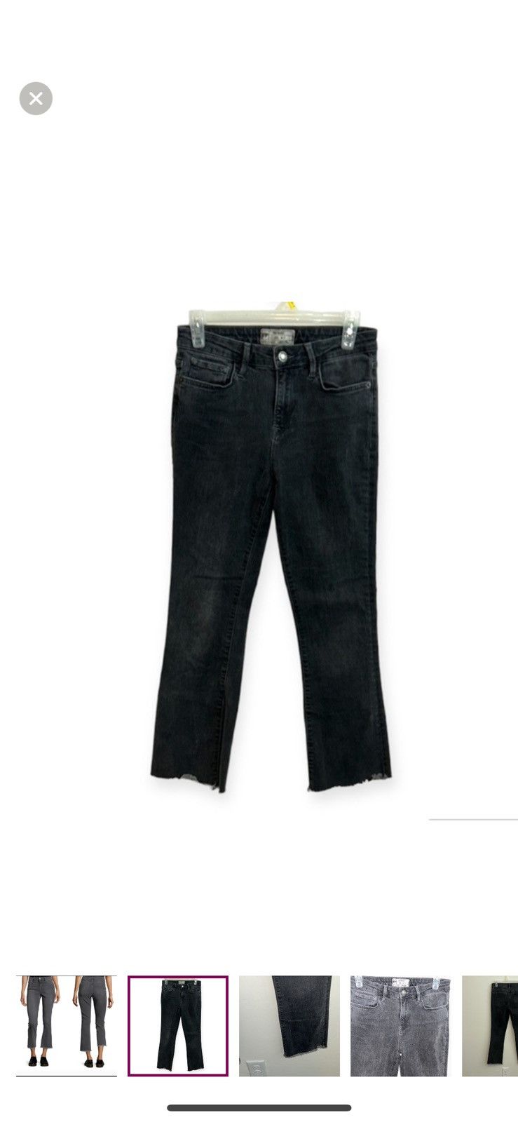Free People Free people cropped grey jeans size 27 Size 27" / US 4 / IT 40 - 1 Thumbnail