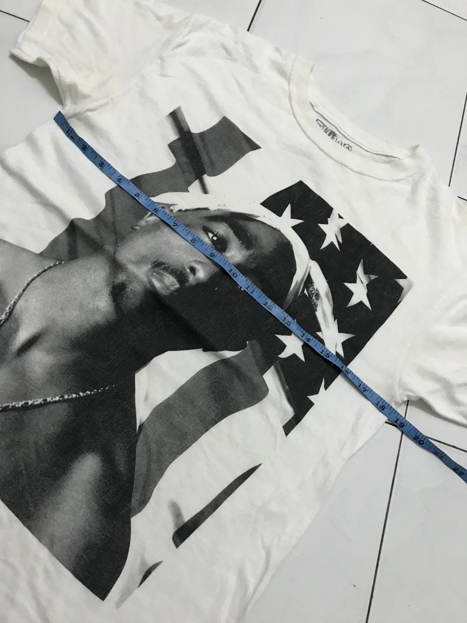 Rap Tees Vintage Tupac Shakur Big Logo Tee Size US S / EU 44-46 / 1 - 3 Thumbnail