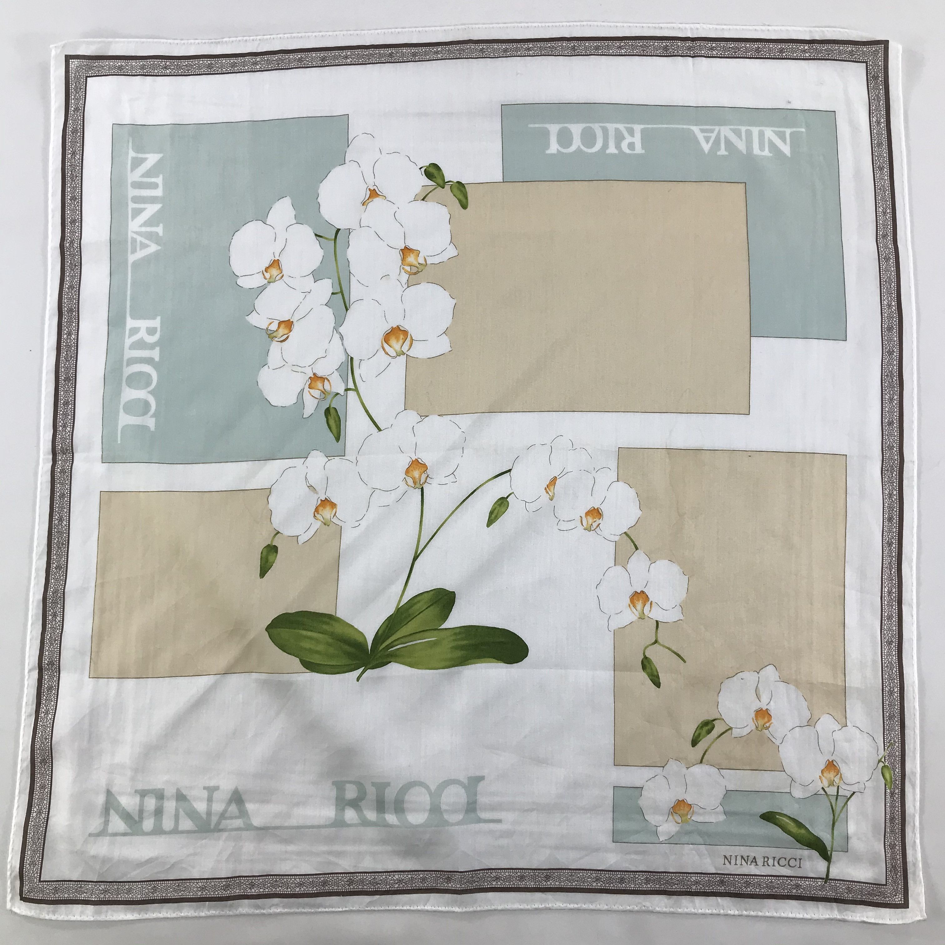 Nina Ricci × Vintage Nina Ricci Bandana / Handkerchief / Neckerchief - S1231 Size ONE SIZE - 1 Thumbnail
