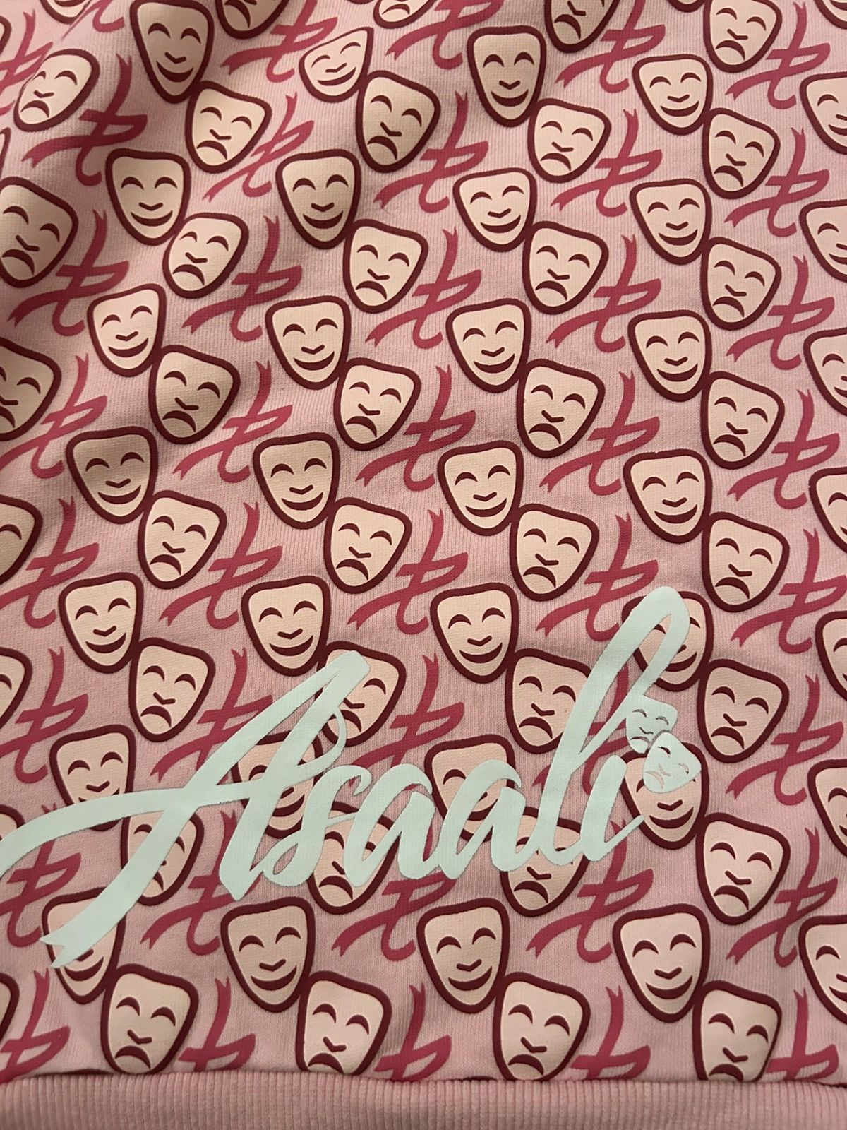 Asaali Pink laugh now cry later all over print full zio hoodie Size US L / EU 52-54 / 3 - 7 Thumbnail