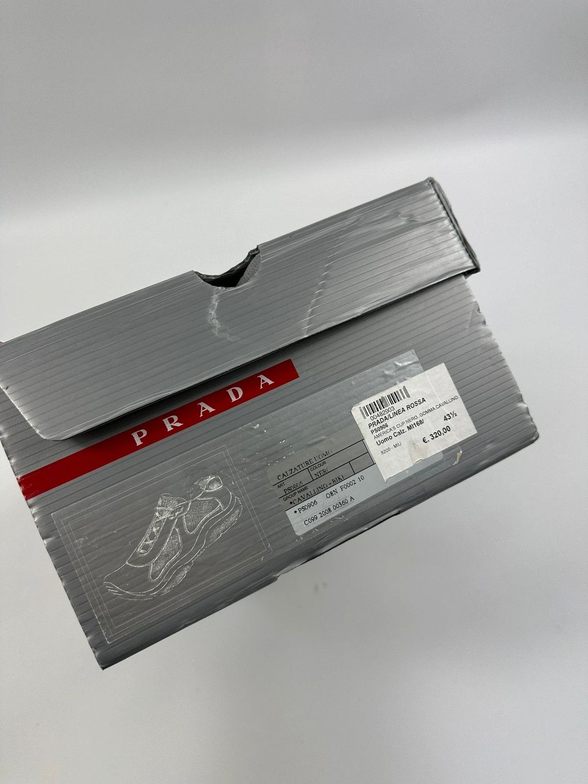 Prada Prada Sport 00’s Black Fur Americas Cup Sneakers Size US 10.5 / EU 43-44 - 11 Thumbnail