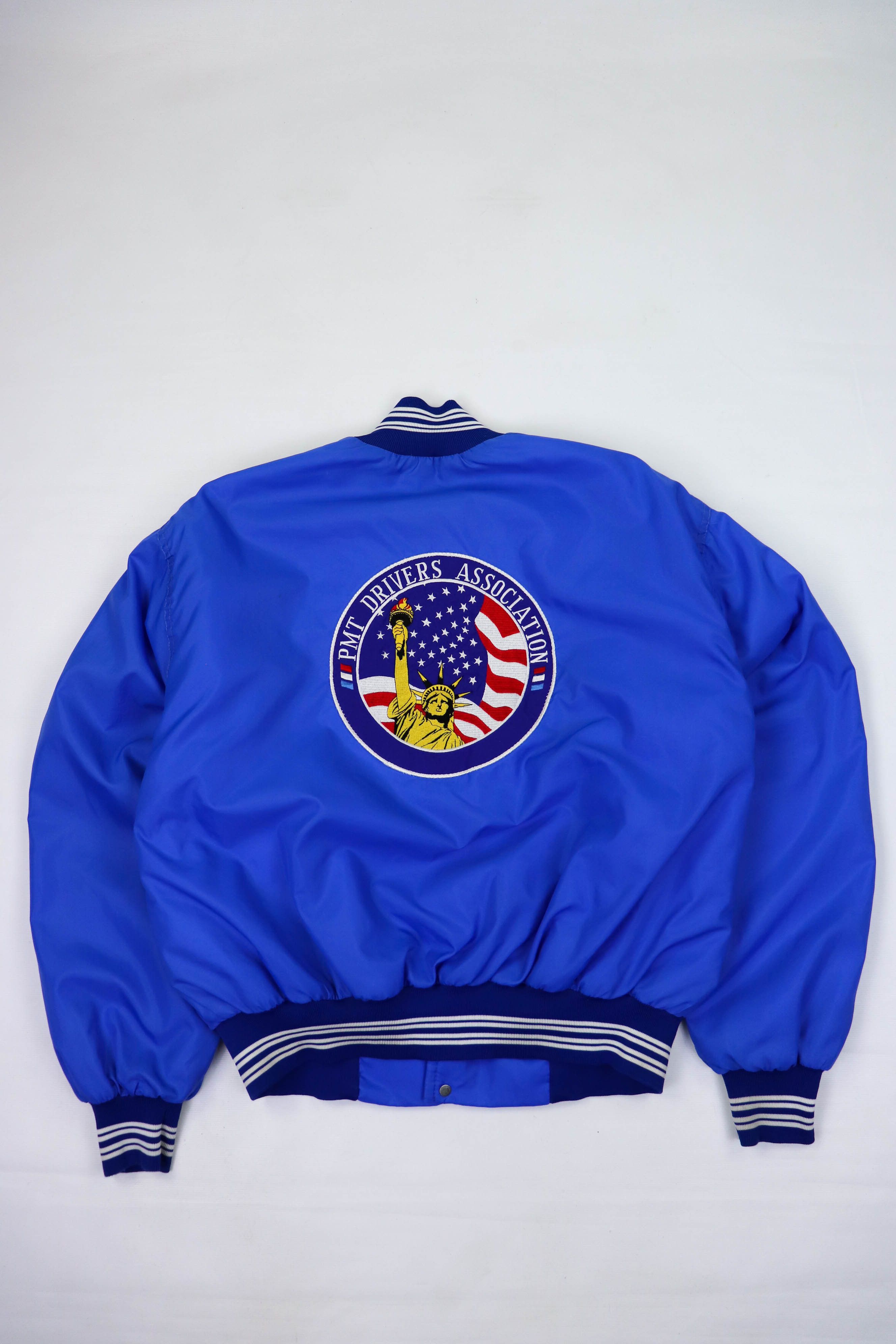 Vintage Vintage Made in USA Drivers Association Nylon Bomber Jacket Size US XXL / EU 58 / 5 - 1 Thumbnail