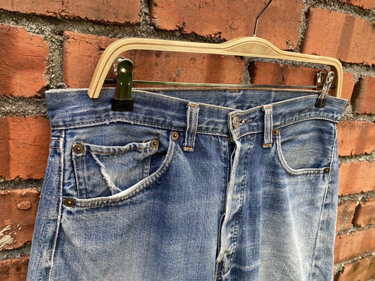 Levi's × Levi's Vintage Clothing × Vintage size 33x11 vintage levi's 501 redline big E cut off USA Size US 33 - 4 Thumbnail