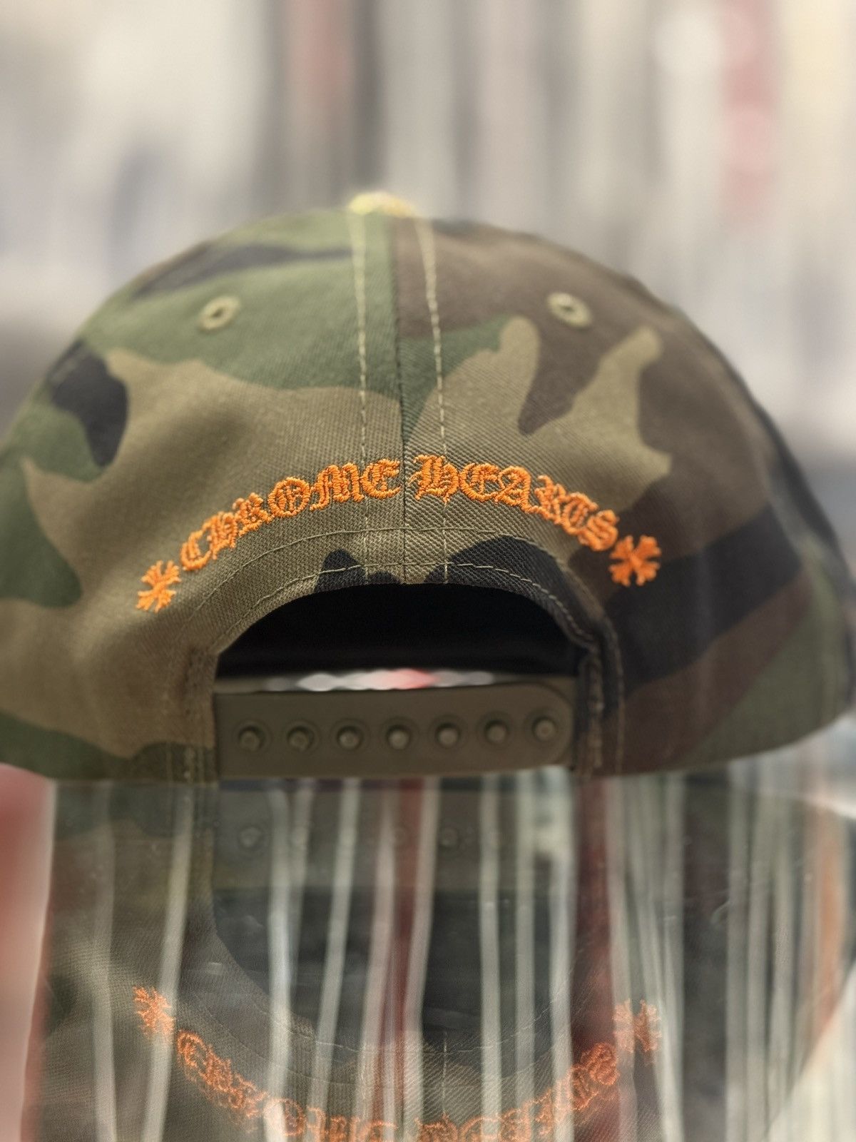 Chrome Hearts Chrome Hearts CH Baseball Hat Camo Size ONE SIZE - 3 Thumbnail