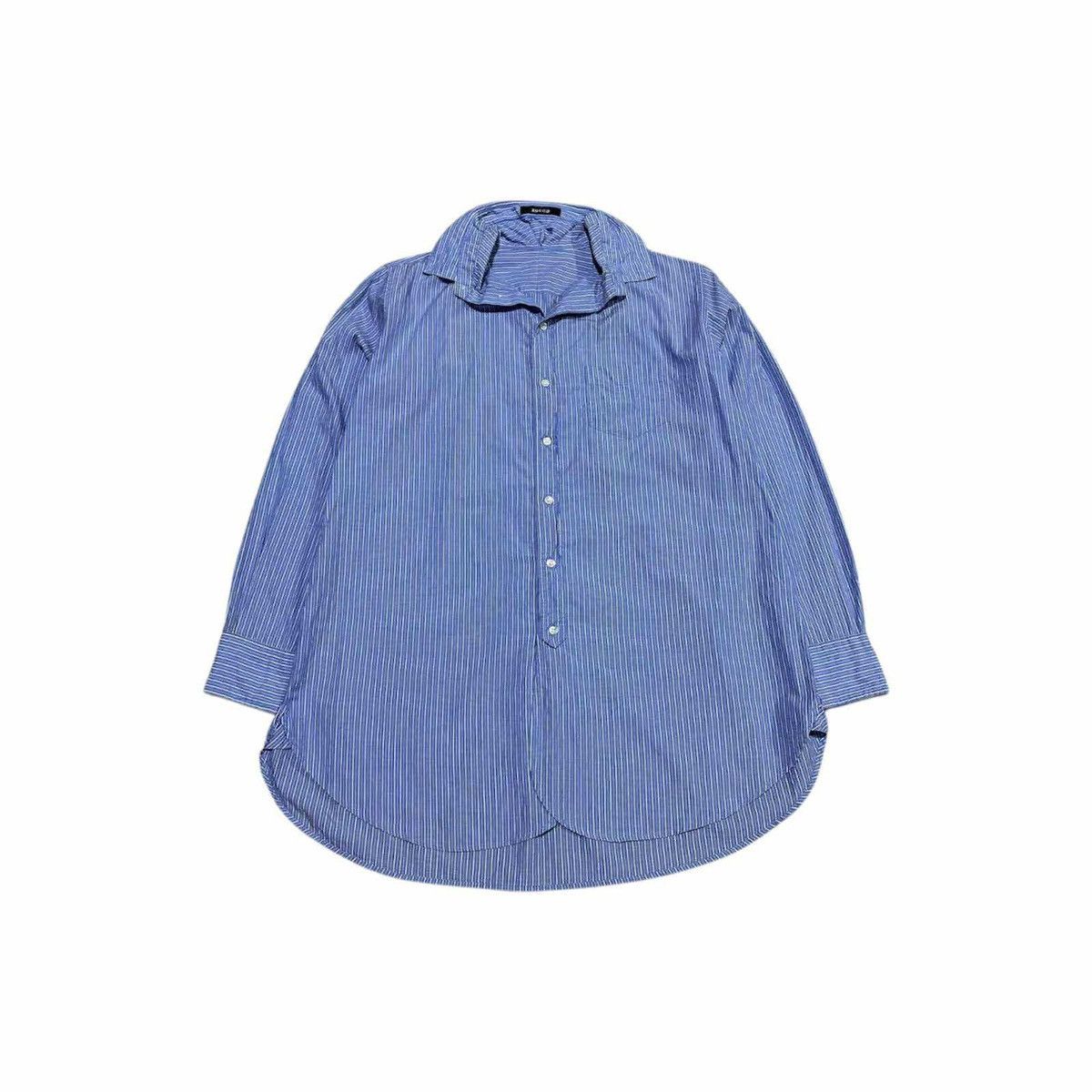 Issey Miyake 🔥Rare Vintage Zucca Issey Miyake High Collar Striped Shirt Size US M / EU 48-50 / 2 - 1 Thumbnail