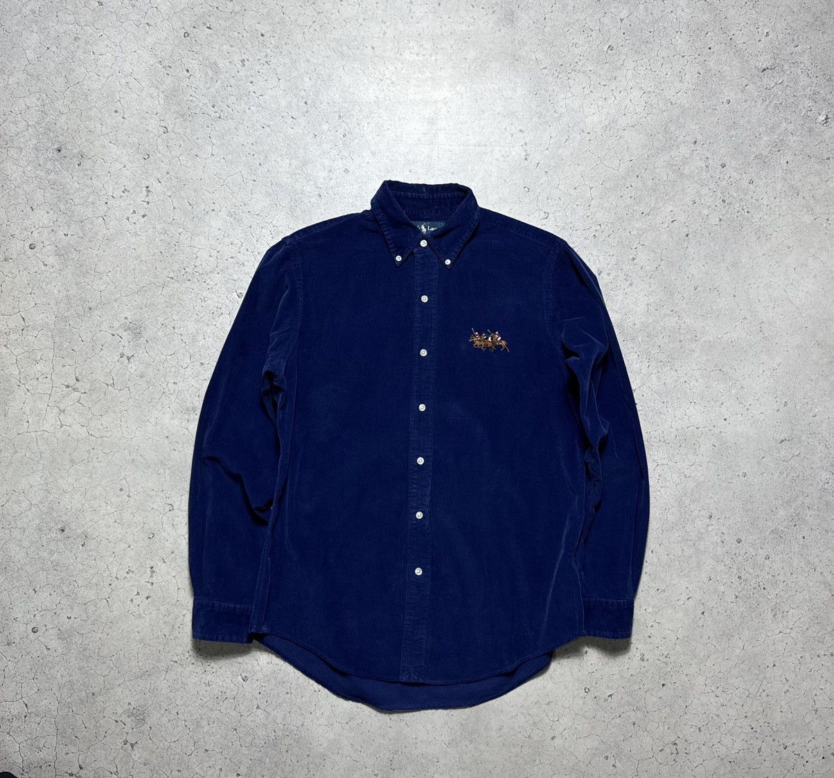 Polo Ralph Lauren Polo Ralph Lauren Velvet Corduroy Button Up Big Pony Shirt Size US M / EU 48-50 / 2 - 1 Thumbnail