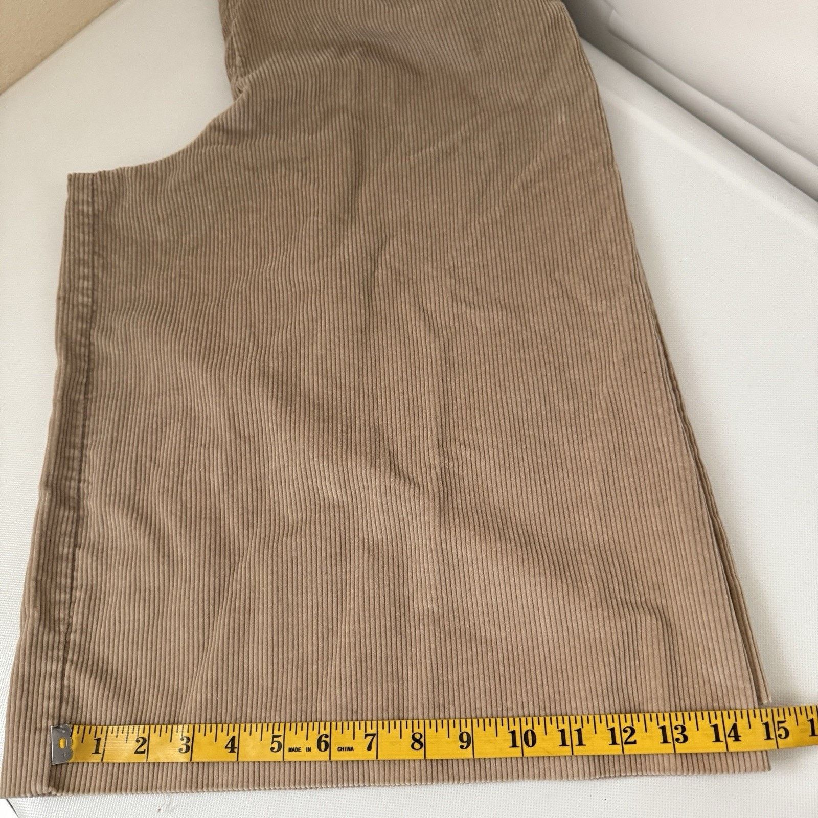 Other Vtg Union Made Gaucho Corduroy Culotte Tan USA Wide Leg Size 25" / US 0 / IT 36 - 9 Thumbnail