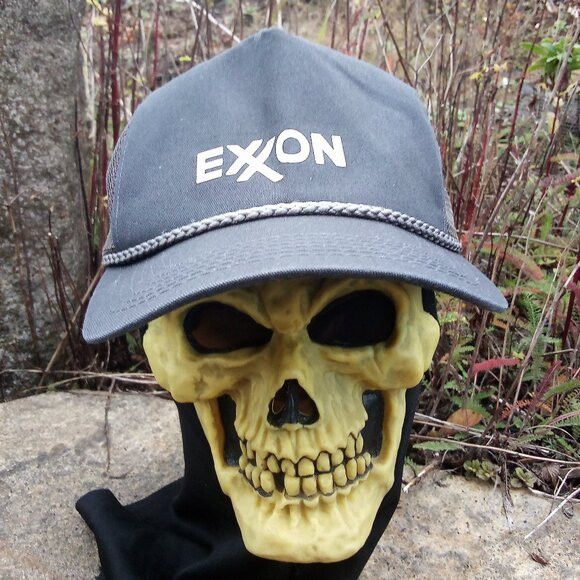 Vintage Vintage Exxon Rope Snap Back Trucker Hat Cap Size ONE SIZE - 1 Thumbnail