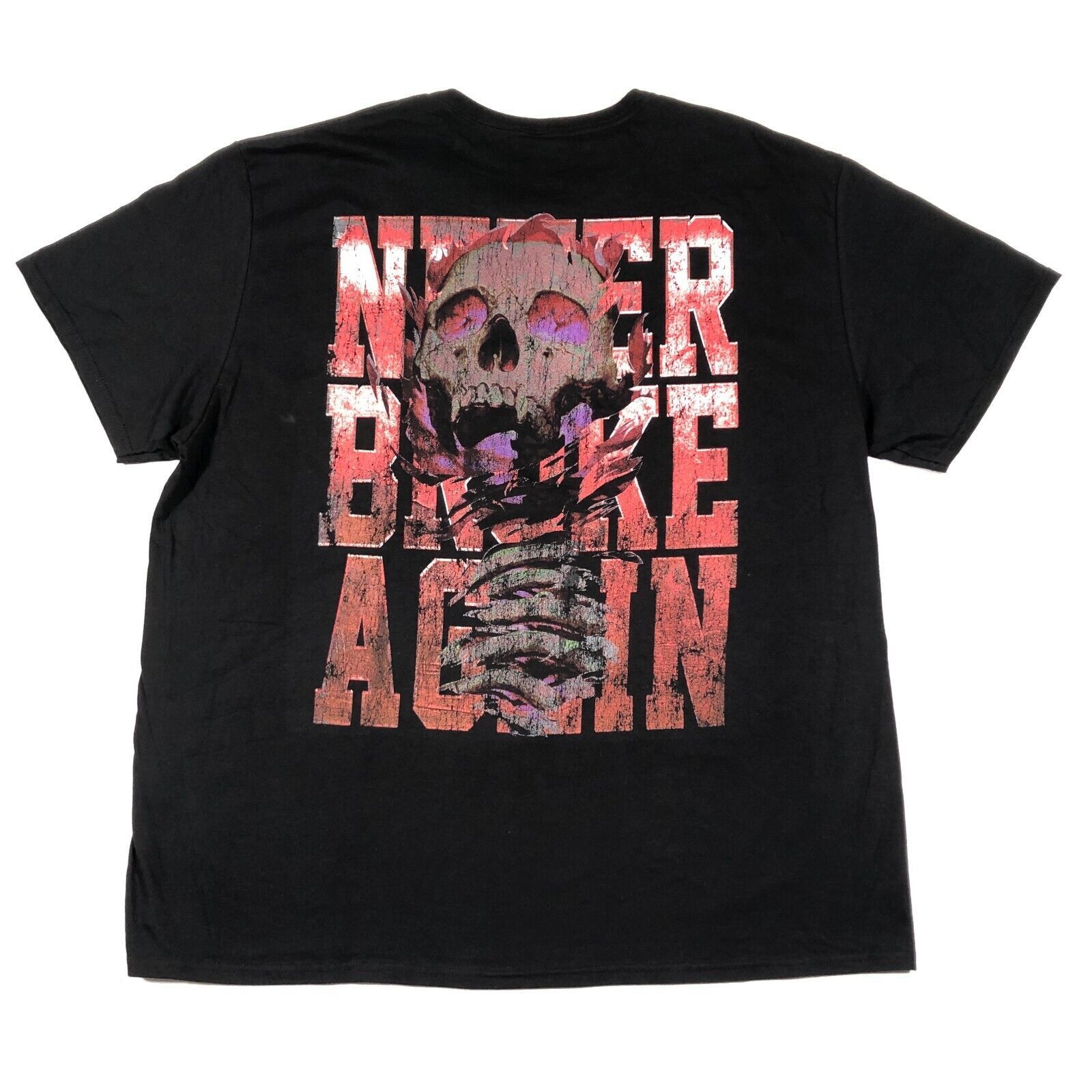 Billionaire Boys Club Never Broke Again Skull Logo Black Red Tee T Shirt size 3XL Size US XXL / EU 58 / 5 - 1 Thumbnail