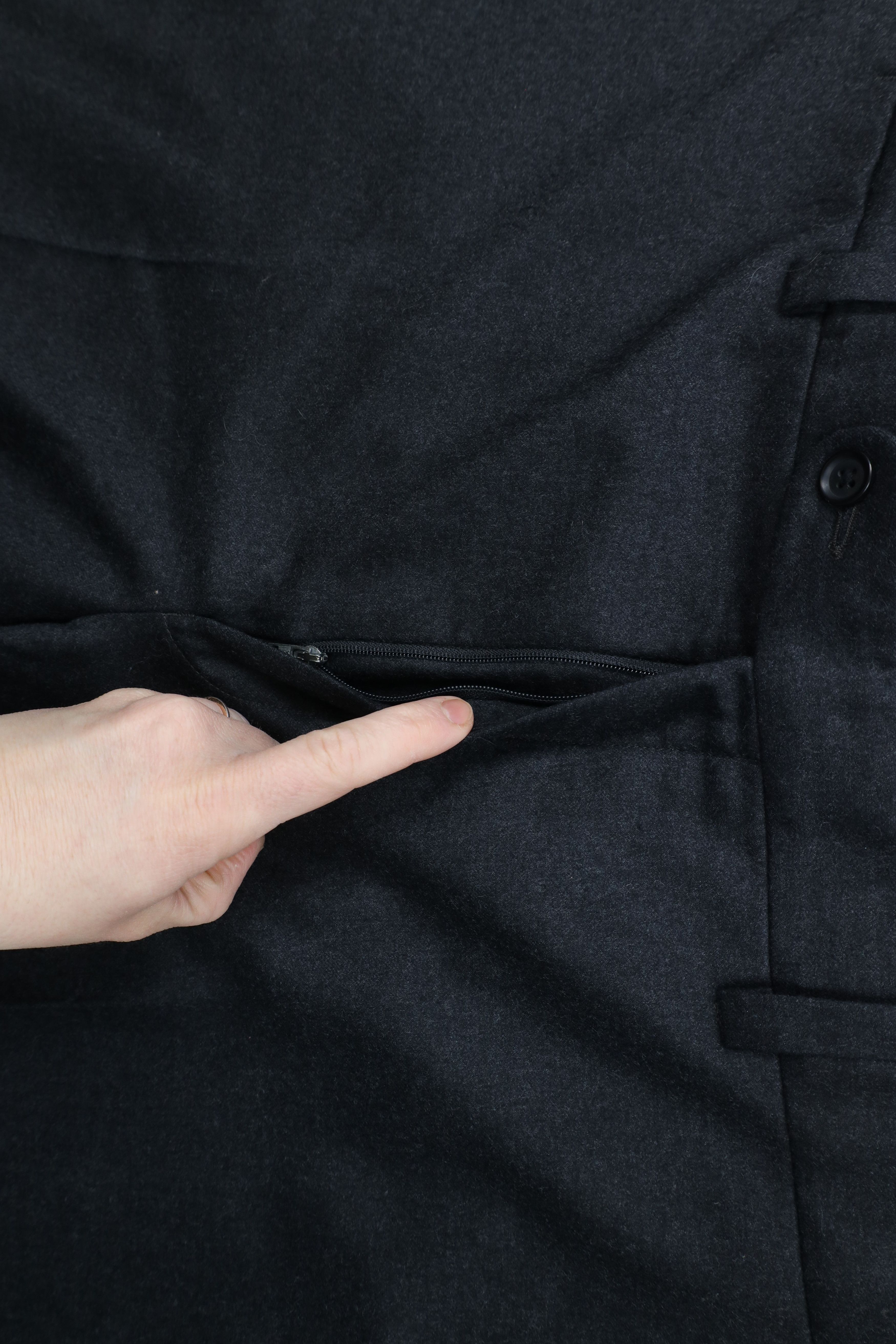 Vintage Ballin Classic Blend Wide Leg Chino Pants Charcoal Gray Size US 40 / EU 56 - 5 Thumbnail