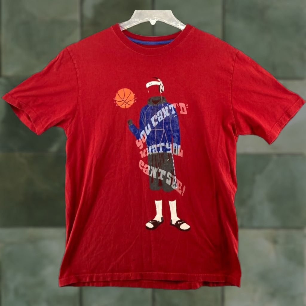 Nike Nike T-Shirt Mens Large Cant stop Red Jersey Crew Neck Sports Nike Air - Adult Large Mens Size US L / EU 52-54 / 3 - 1 Thumbnail