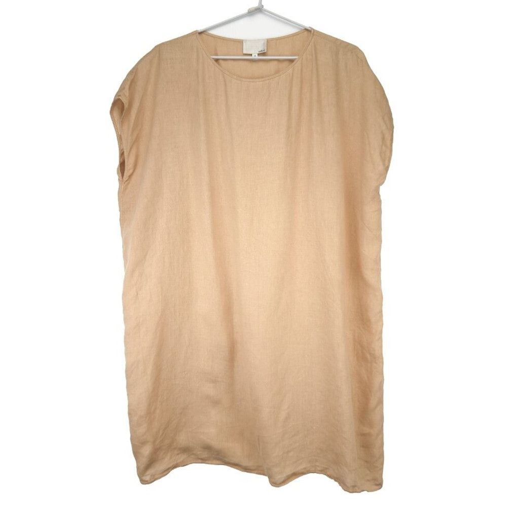Other WILFRED LE FOU Tan Shift Mini Contemporary Tunic Dress sz XS Size XS / US 0-2 / IT 36-38 - 2 Thumbnail
