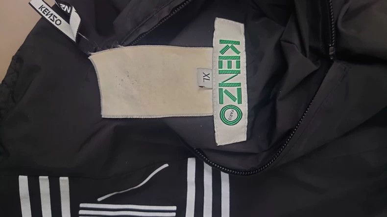 Kenzo KENZO Black printed hoodie coat Size US L / EU 52-54 / 3 - 4 Thumbnail
