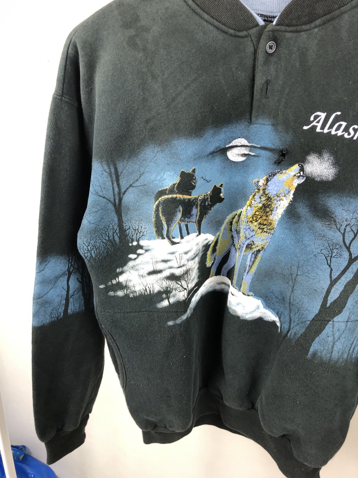 Vintage Vintage Sweatshirt Full print Alaska Size US M / EU 48-50 / 2 - 3 Thumbnail