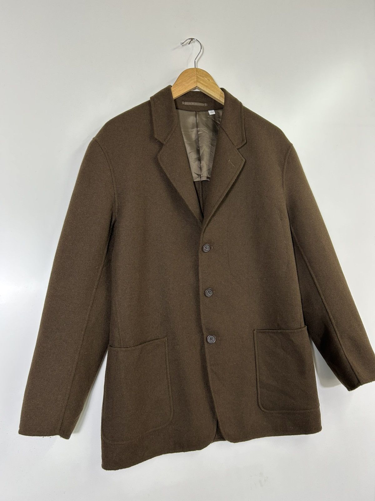 Lemaire × Uniqlo 🔥Lemaire❌Uniqlo Wool Button Coat Size US M / EU 48-50 / 2 - 2 Thumbnail