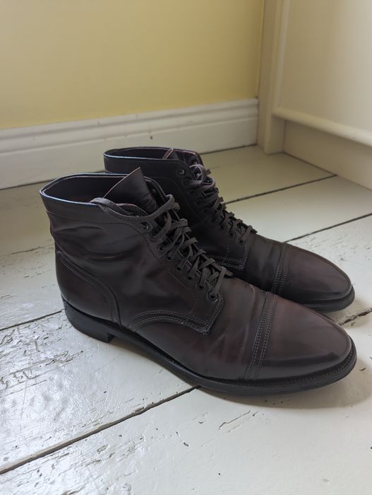 Alden Alden x Anatomica Boots US11B/D Modified Last Shell Cordovan ...