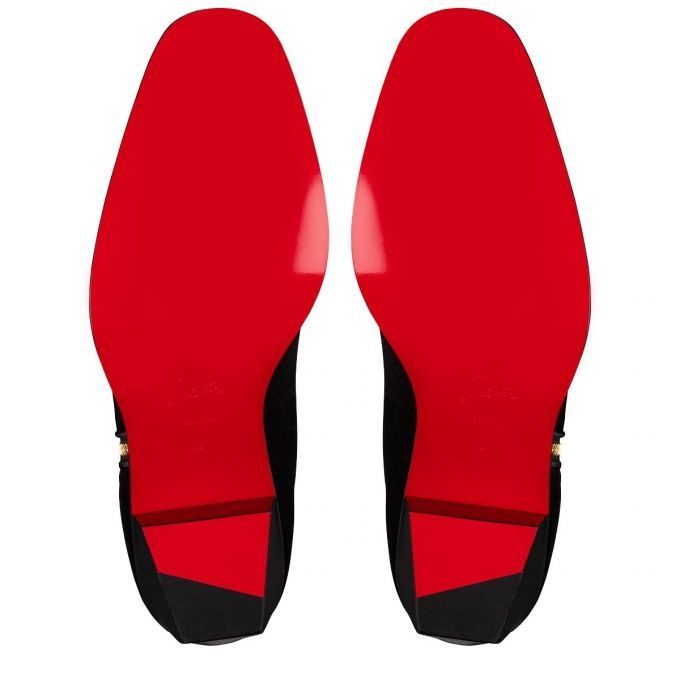 Christian Louboutin o1s1wg110924 Yoz The Lips Boots in Black Size US 12 / EU 45 - 5 Thumbnail